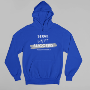 Serve Shift Succeed Hoodie – Blue