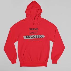 Serve Shift Succeed Hoodie – Red